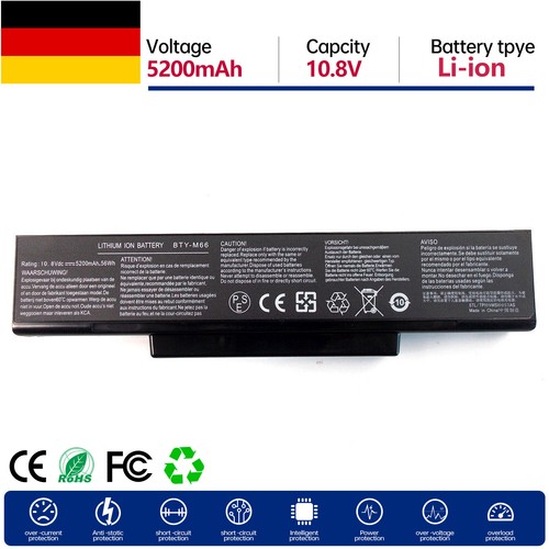 Bty m66 akku - akku, für